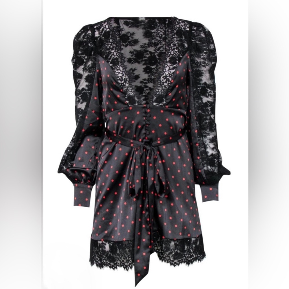 For Love and Lemons Polka Dot Dress